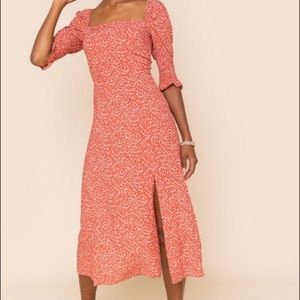 Sabina Ditsy Floral Midi Dress